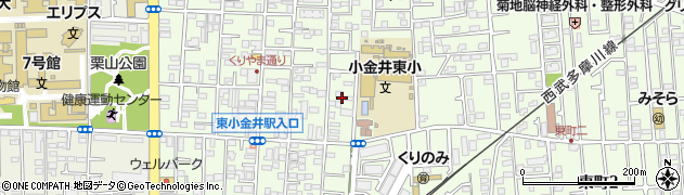 東京都小金井市東町4丁目29周辺の地図
