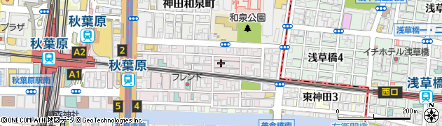 東京都千代田区神田佐久間町3丁目21-37周辺の地図