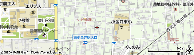 東京都小金井市東町4丁目30-11周辺の地図