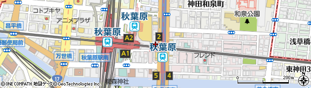 東京都千代田区神田佐久間町1丁目23周辺の地図