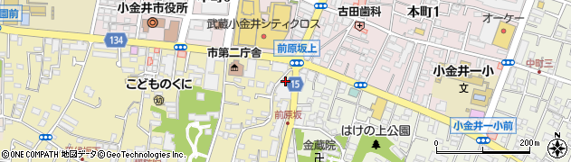 東京都小金井市前原町3丁目40-27周辺の地図