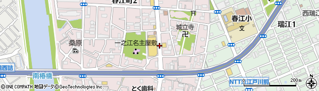 名主屋敷周辺の地図