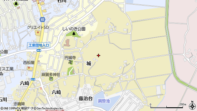 〒285-0815 千葉県佐倉市城の地図