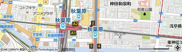 牛角 秋葉原 昭和通り口店周辺の地図