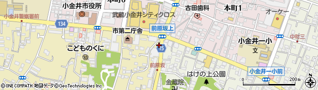 東京都小金井市前原町3丁目40-26周辺の地図