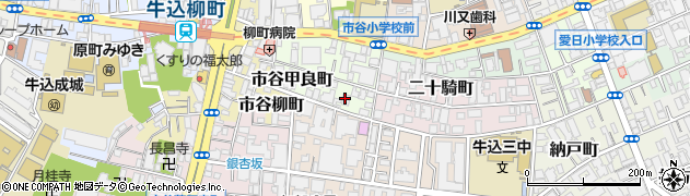 茶道裏千家東京茶道会館周辺の地図