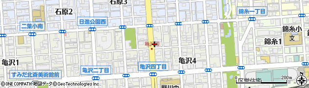 まいばすけっと亀沢４丁目店周辺の地図