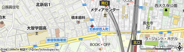 ウィンド北新宿ビル周辺の地図
