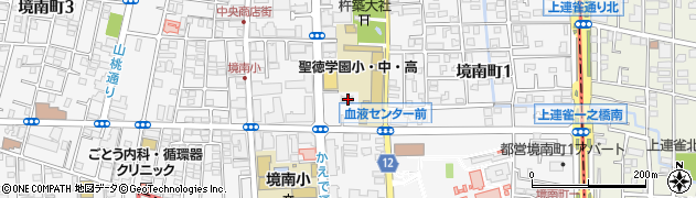 東京都武蔵野市境南町2丁目11-17周辺の地図