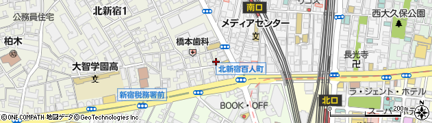まいばすけっと北新宿１丁目店周辺の地図