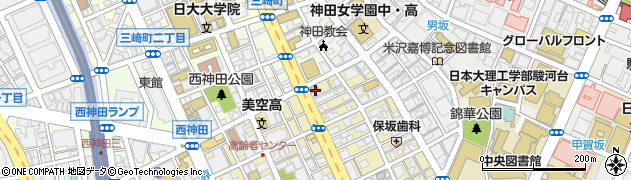 東京都千代田区神田神保町1丁目58周辺の地図
