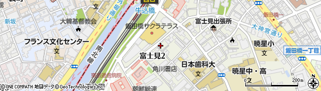 東京都千代田区富士見2丁目12-11周辺の地図