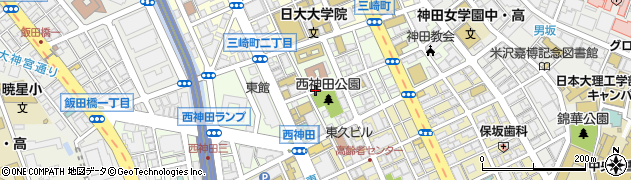 東京都千代田区西神田周辺の地図
