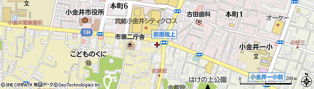 セブンイレブン小金井前原町３丁目店周辺の地図