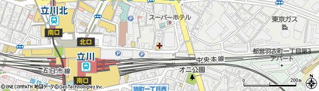 株式会社合人社計画研究所　立川営業所周辺の地図