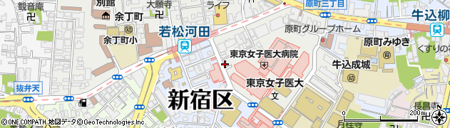 薬局トモズ女子医大前店周辺の地図