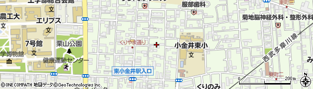 東京都小金井市東町4丁目30周辺の地図