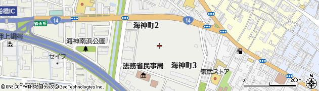 千葉県船橋市海神町周辺の地図