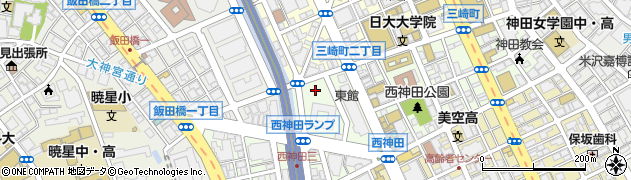 西神田百樹の広場周辺の地図
