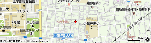 東京都小金井市東町4丁目30-14周辺の地図
