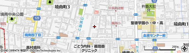東京都武蔵野市境南町2丁目18周辺の地図