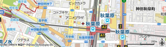 ガスト秋葉原駅前店周辺の地図