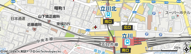 カラオケバンバン BanBan 立川駅北口店周辺の地図
