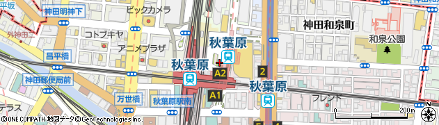 東京都千代田区神田花岡町周辺の地図