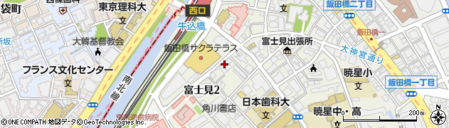 東京都千代田区富士見2丁目12-14周辺の地図