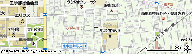 東京都小金井市東町4丁目29-15周辺の地図