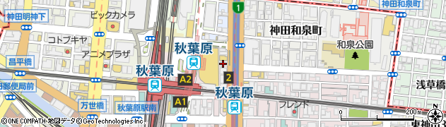 壱角家 秋葉原東口店周辺の地図