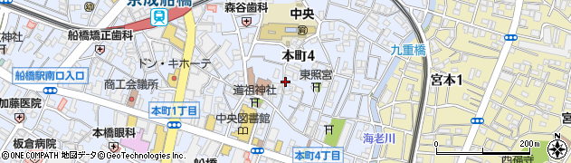 本町治療院周辺の地図