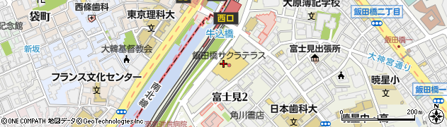 Ｒｅ．Ｒａ．Ｋｕ　飯田橋サクラテラス店周辺の地図