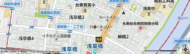 東京都台東区浅草橋2丁目2-2周辺の地図
