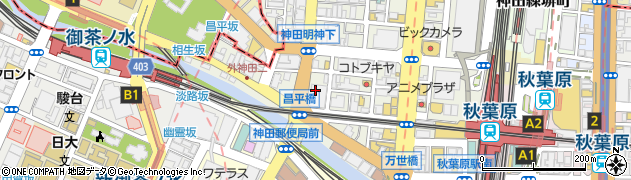 東京都千代田区外神田1丁目5周辺の地図