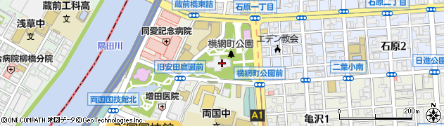 東京都慰霊協会（公益財団法人）横網町公園管理所周辺の地図