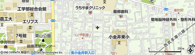 東京都小金井市東町4丁目30-18周辺の地図