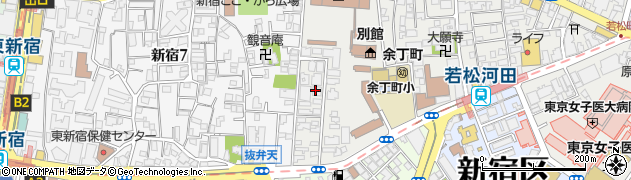 合気会（公益財団法人）合気道本部道場周辺の地図