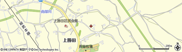 千葉県佐倉市上勝田1268周辺の地図