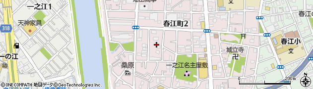 東京都江戸川区春江町2丁目16周辺の地図