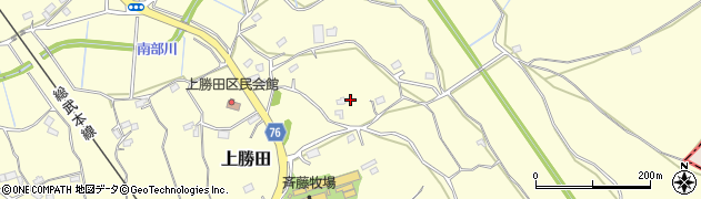 千葉県佐倉市上勝田1274周辺の地図