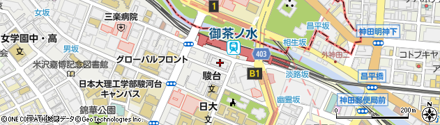 早稲田アカデミーＥｘｉＶ御茶ノ水校周辺の地図