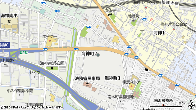 〒273-0022 千葉県船橋市海神町の地図