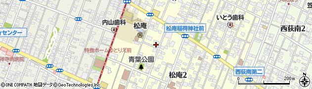 東京都杉並区松庵2丁目19-21周辺の地図