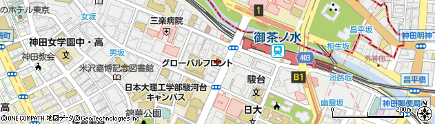 サブウェイ御茶ノ水駅前ファミリーマート店周辺の地図