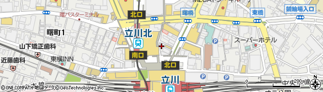 北海道らーめん 味源 立川北口店周辺の地図