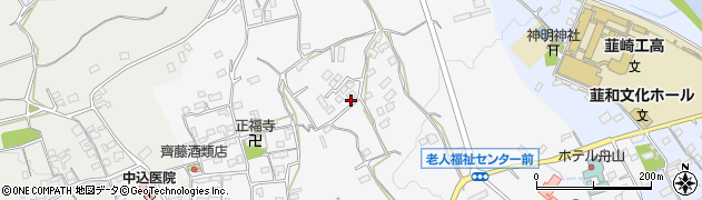 山梨県韮崎市大草町（若尾）周辺の地図
