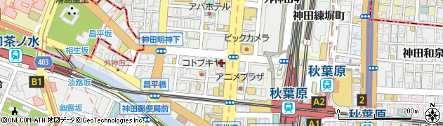 東京都千代田区外神田1丁目11-6周辺の地図