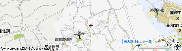山梨県韮崎市大草町若尾677周辺の地図
