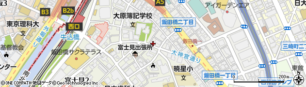 算命学明学院　飯田橋教室周辺の地図